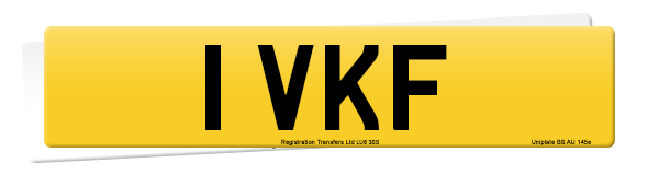 Registration number 1 VKF